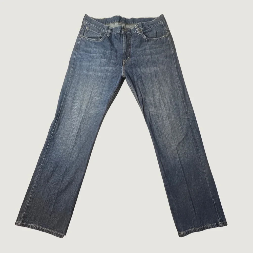 Levi's 569 Jeans Mens 34x32 (35x31) Blue Loose Straight Leg Denim Casual Pants